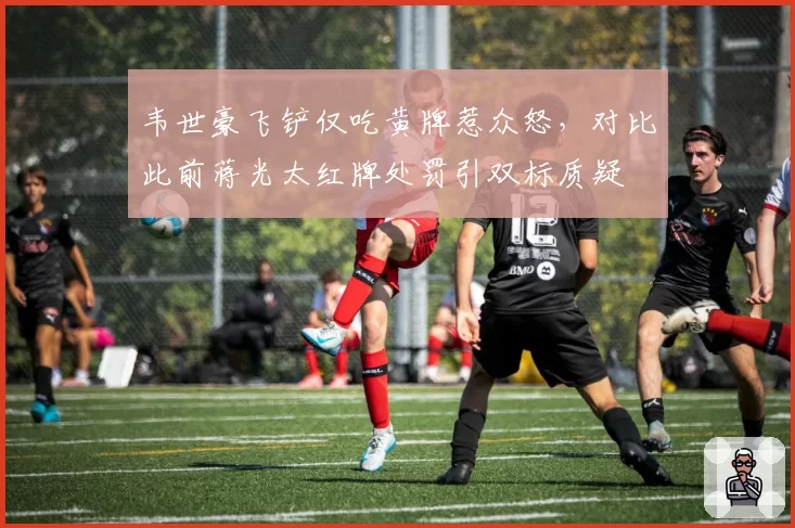 韦世豪飞铲仅吃黄牌惹众怒，对比此前蒋光太红牌处罚引双标质疑
